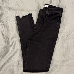 Abercrombie and Fitch Raw Hem Skinny Jeans